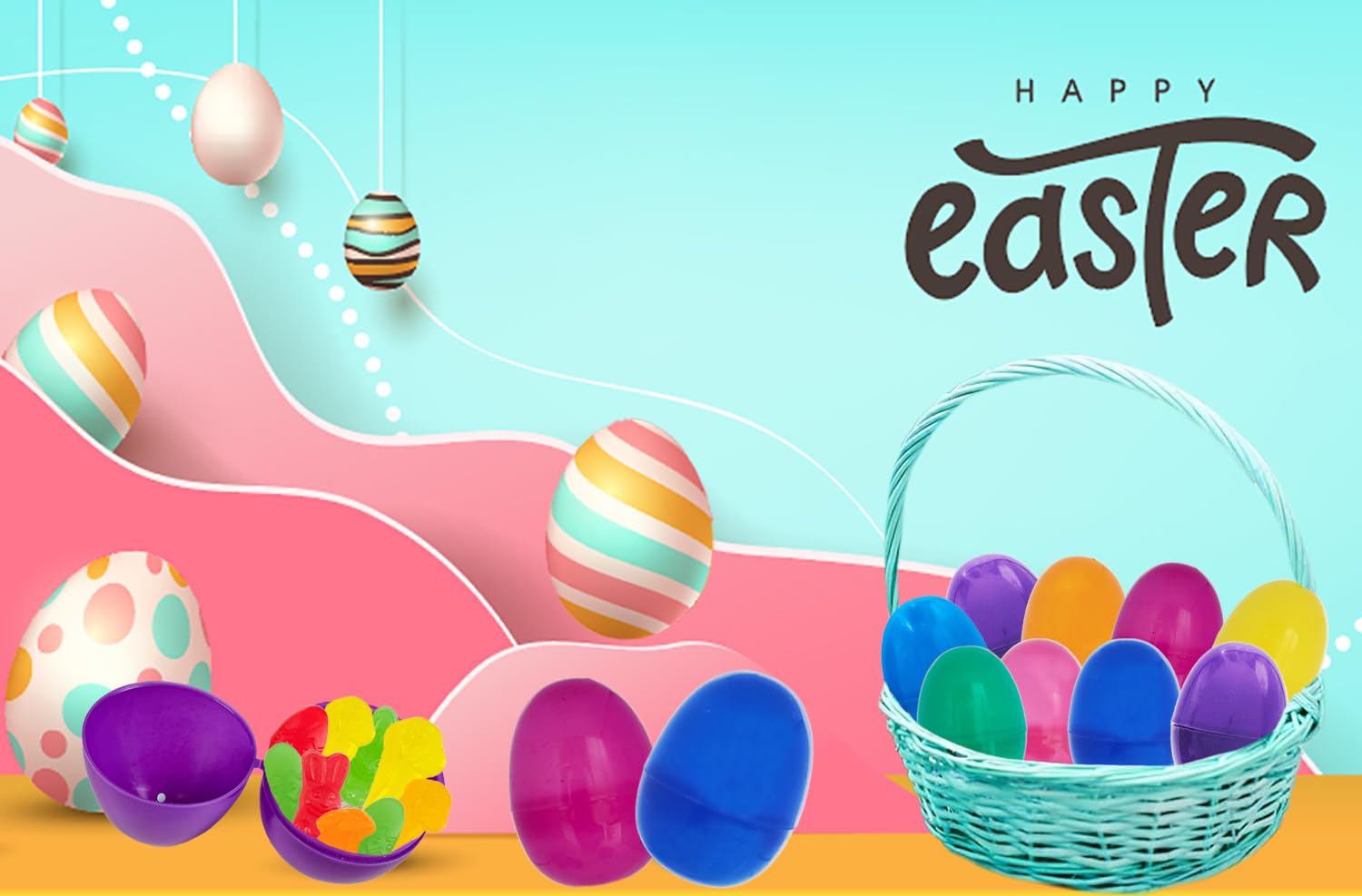 25 fillable Easter eggs for Easter egg hunts