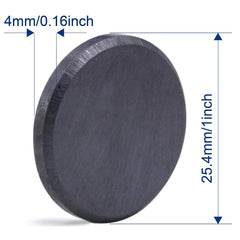 North Pole marked ferrite round magnets by Creative Hobbies