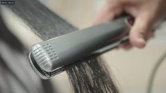Flat iron showing 250°C high heat capability