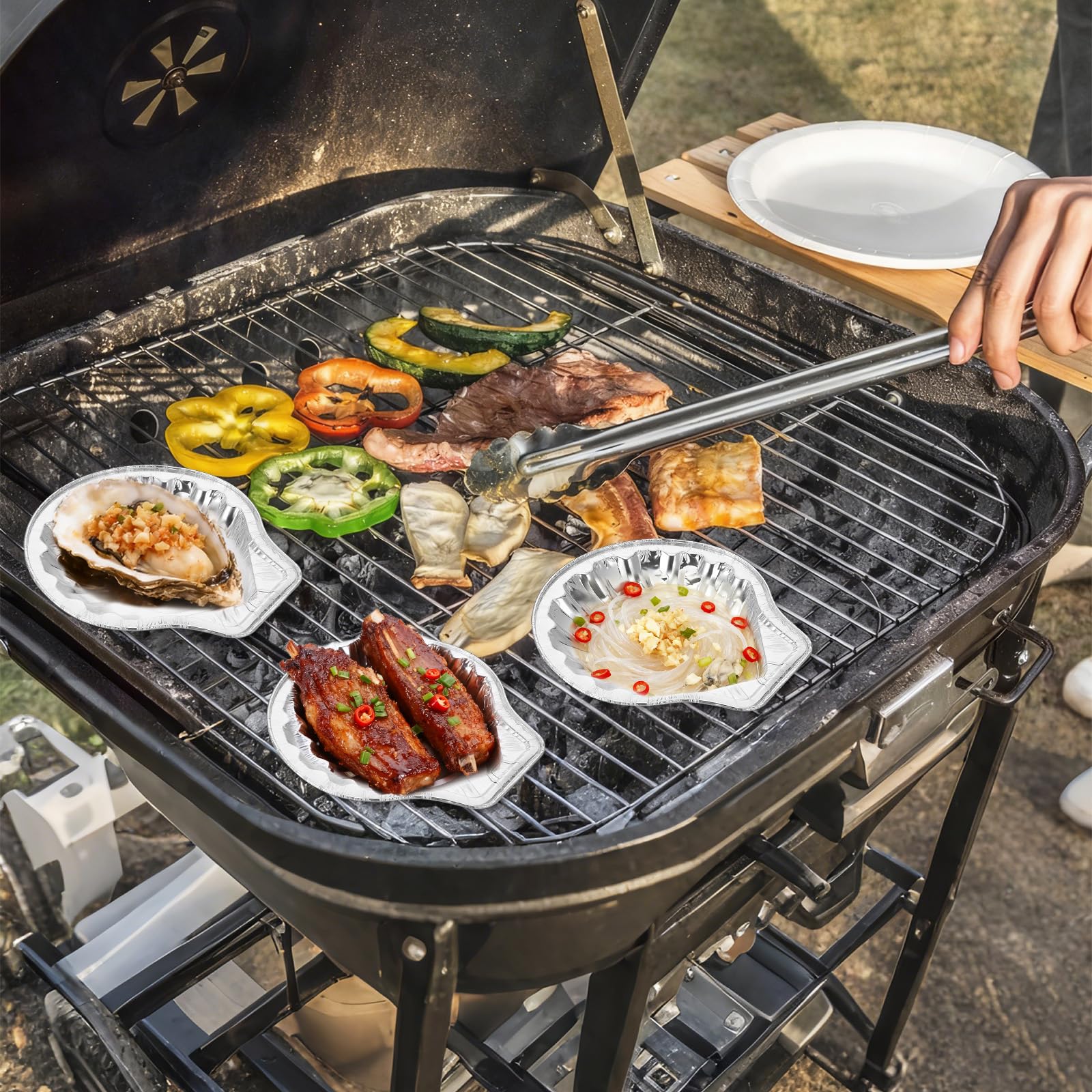 250-count clam shell pie pans for serving