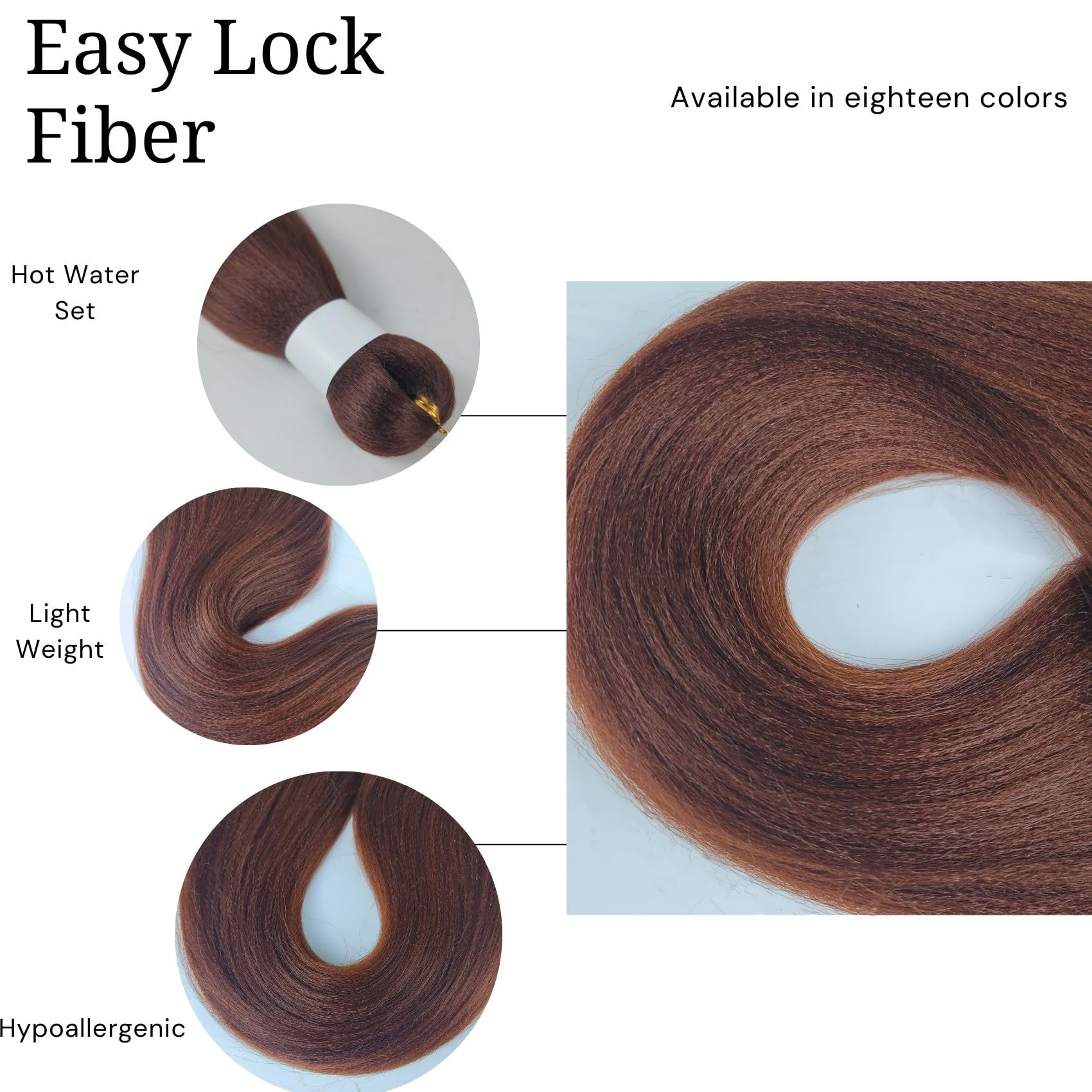 Boho braids friendly hair with 370 grams