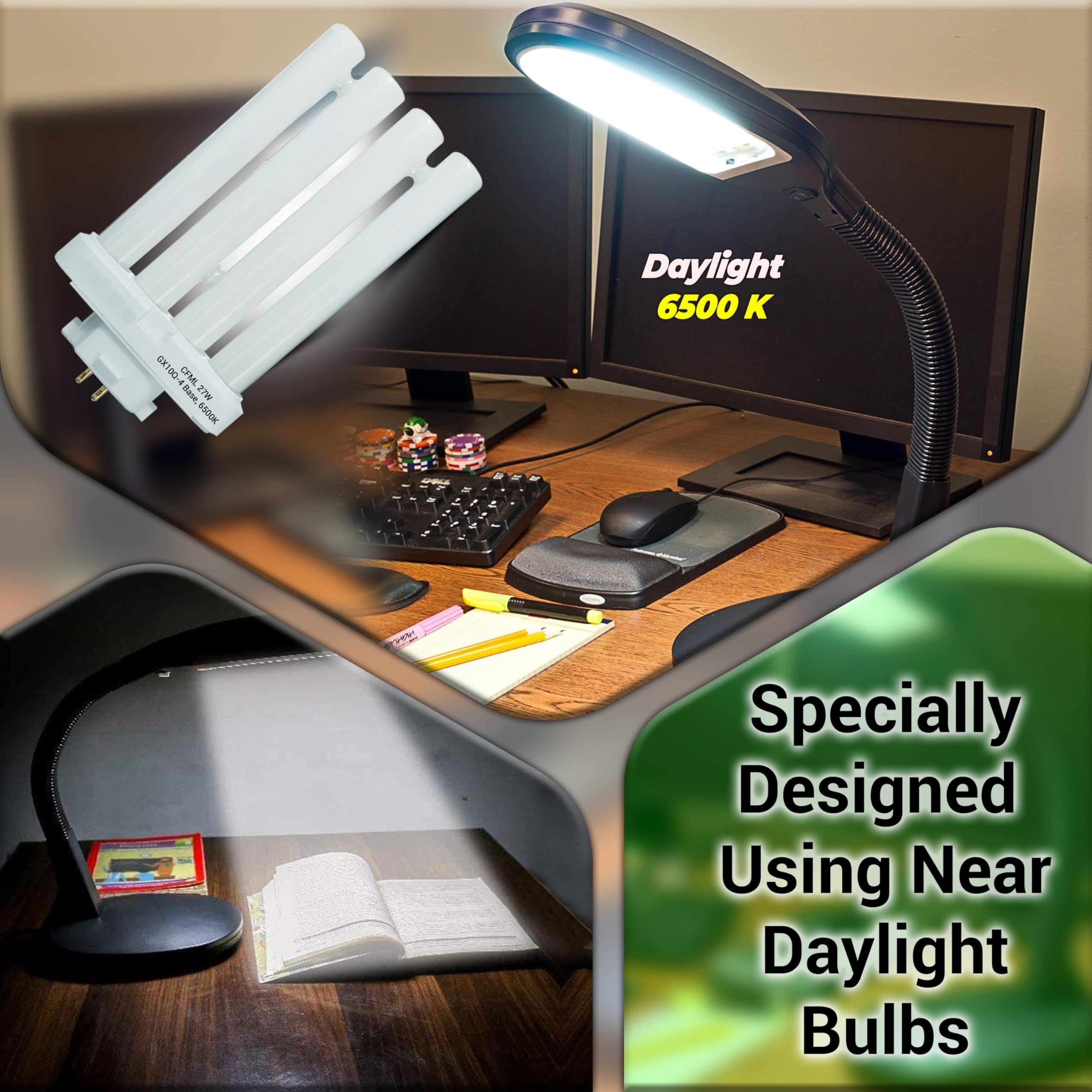 Desk lamp replacement CFL bulb ARSUK