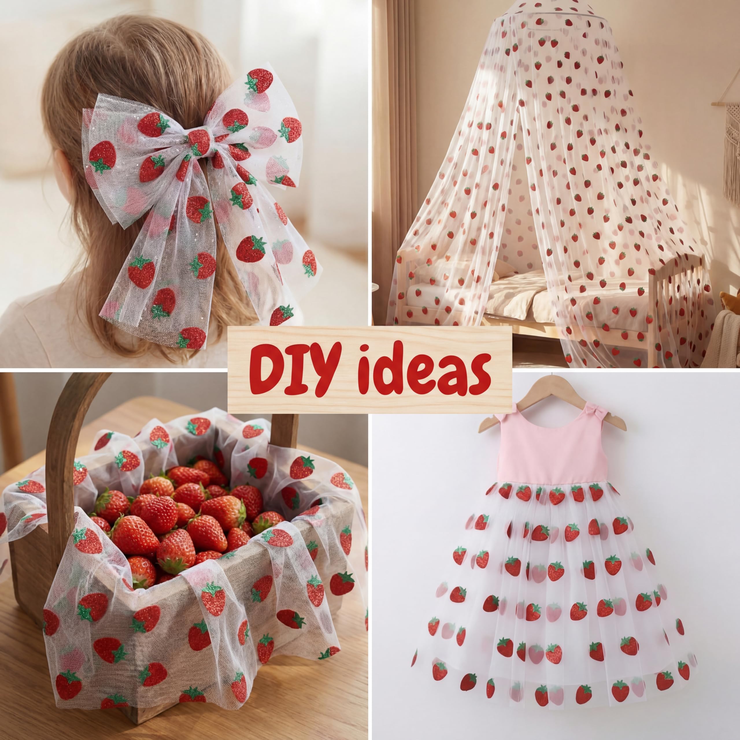 29x70 strawberry table runner for party decor Windkream