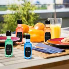 2oz shot bottles with caps for travel and events