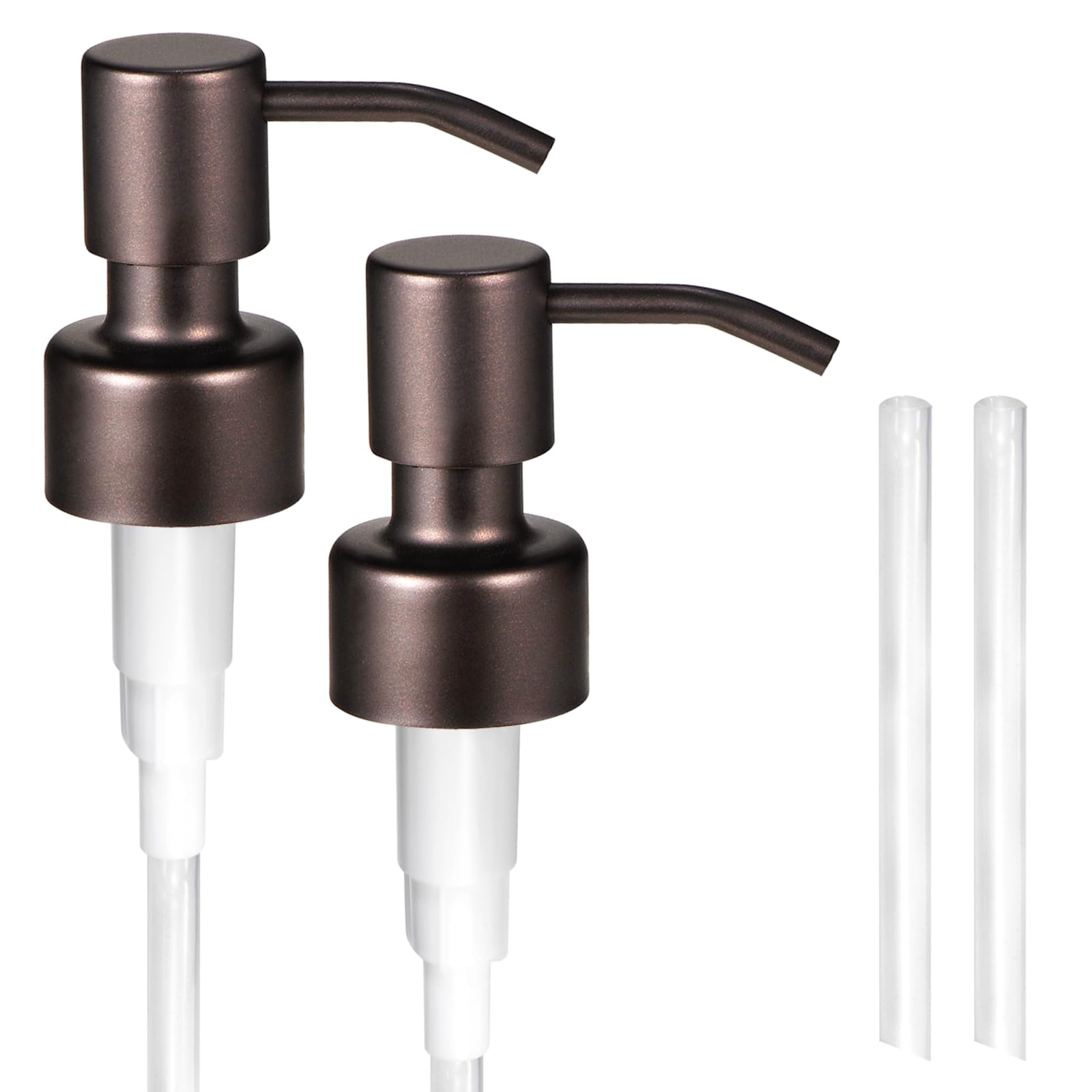2pc soap dispenser lids bronze replacement pump with rustproof stainless steel