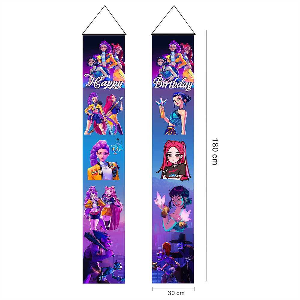 2-piece porch sign banner for wall and door decor