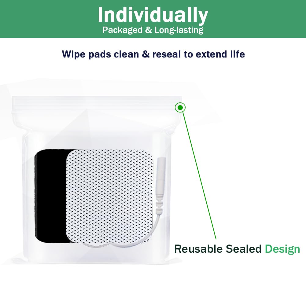 Care instructions for reusable tens unit pads