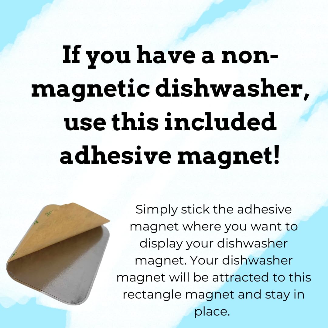 Adhesive metal plate included for non magnetic surfaces