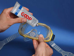 3.7 oz bottle of Amazing Goop Marine Adhesive for marine use