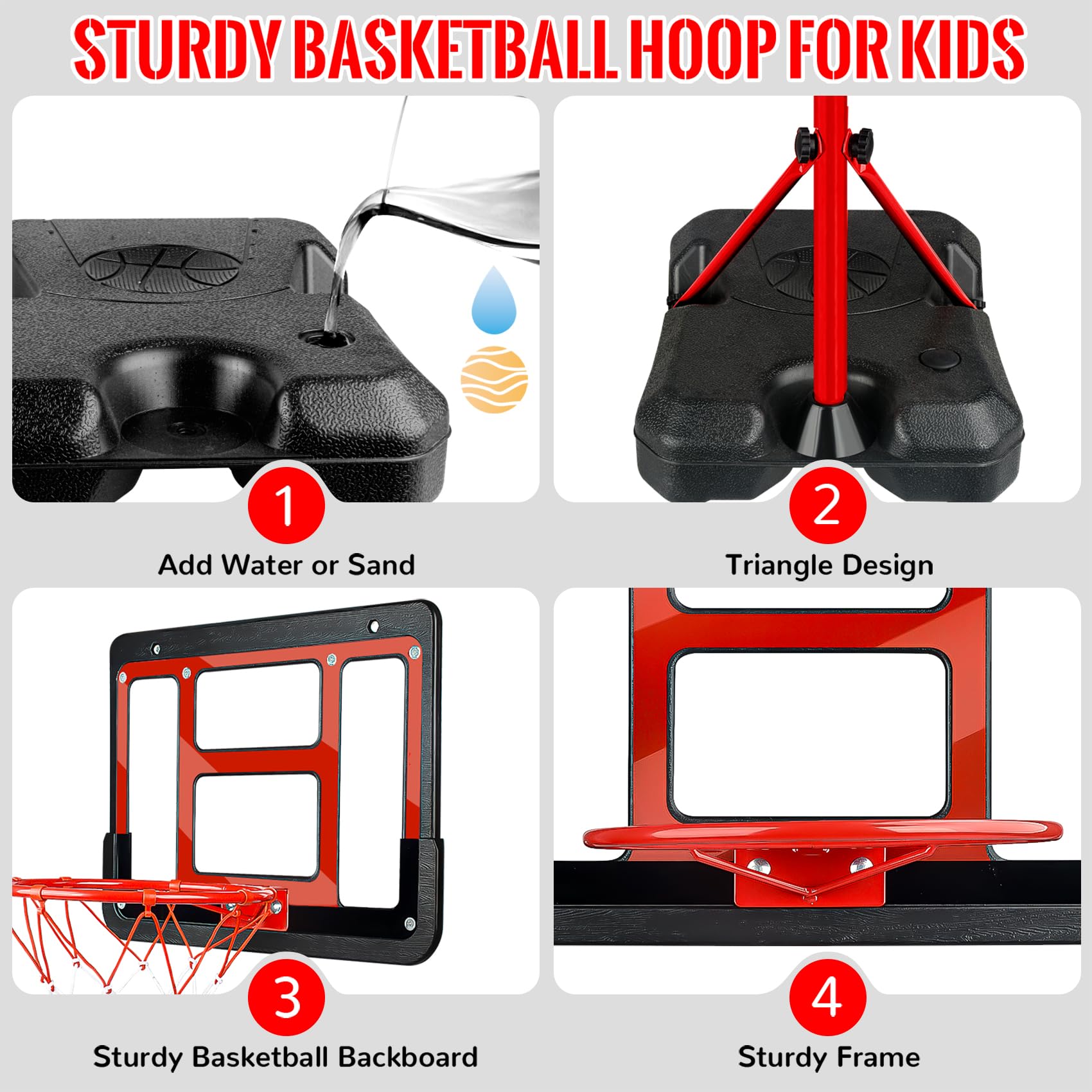 Indoor and outdoor use toddler hoop for play
