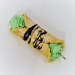 you select the filling cannoli ornament decorative