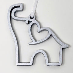 Ornament boxed ready for gifting satin ribbon image