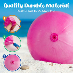 Durable 8.5 inch playground ball by 3 otters burst resistant material