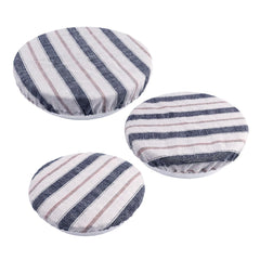 3 pack cotton linen bowl covers set for bread proofing