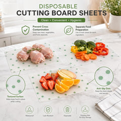 11.8 x 8.3 inch flexible PE cutting mat set for kitchen use