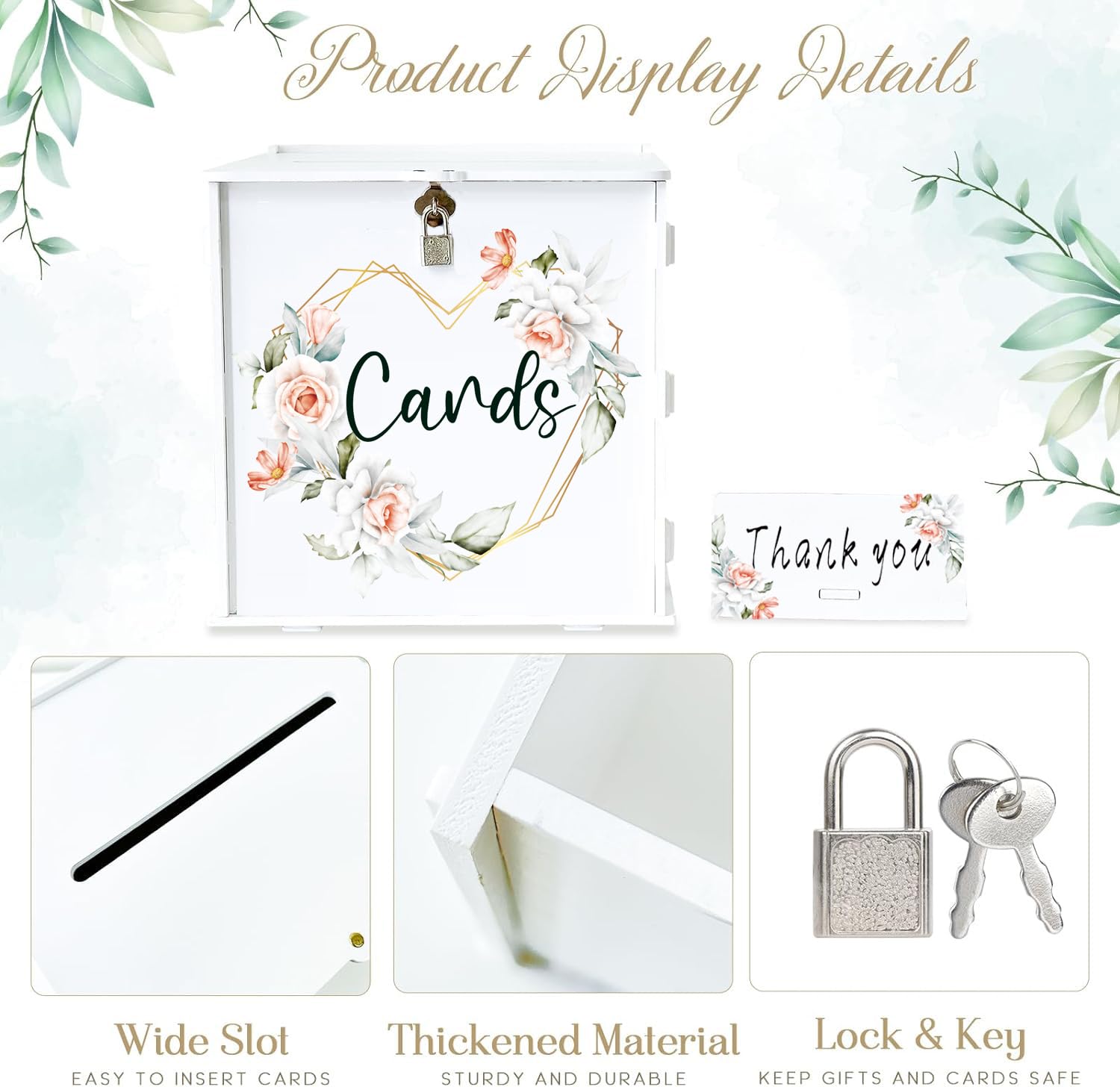 Beige color Valband card box for weddings and parties