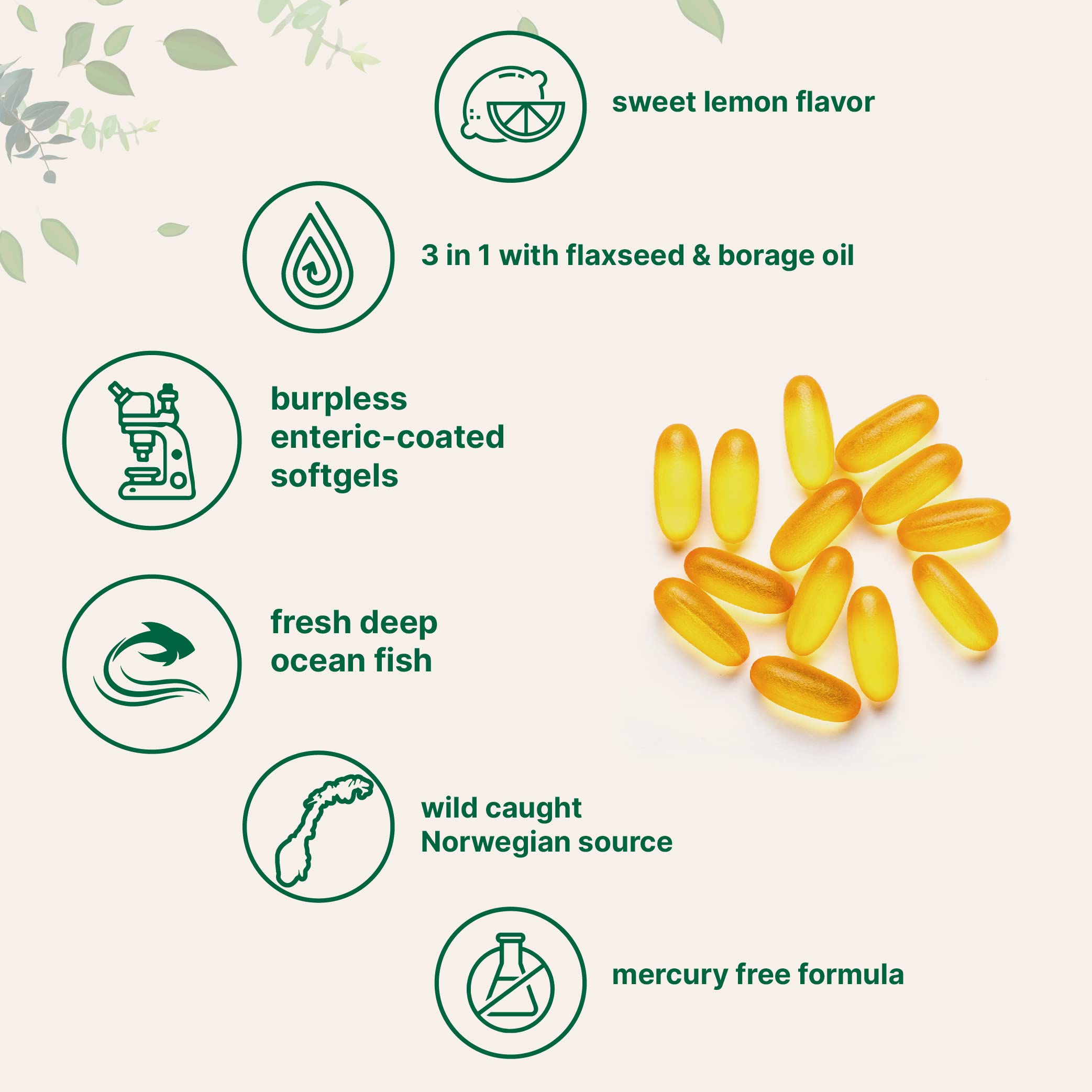 Purified omega-3 fish oil to remove mercury and contaminants
