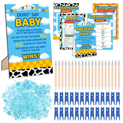 327 Pcs Cartoon Story Baby Shower Game Supply bundle for Girl or Boy