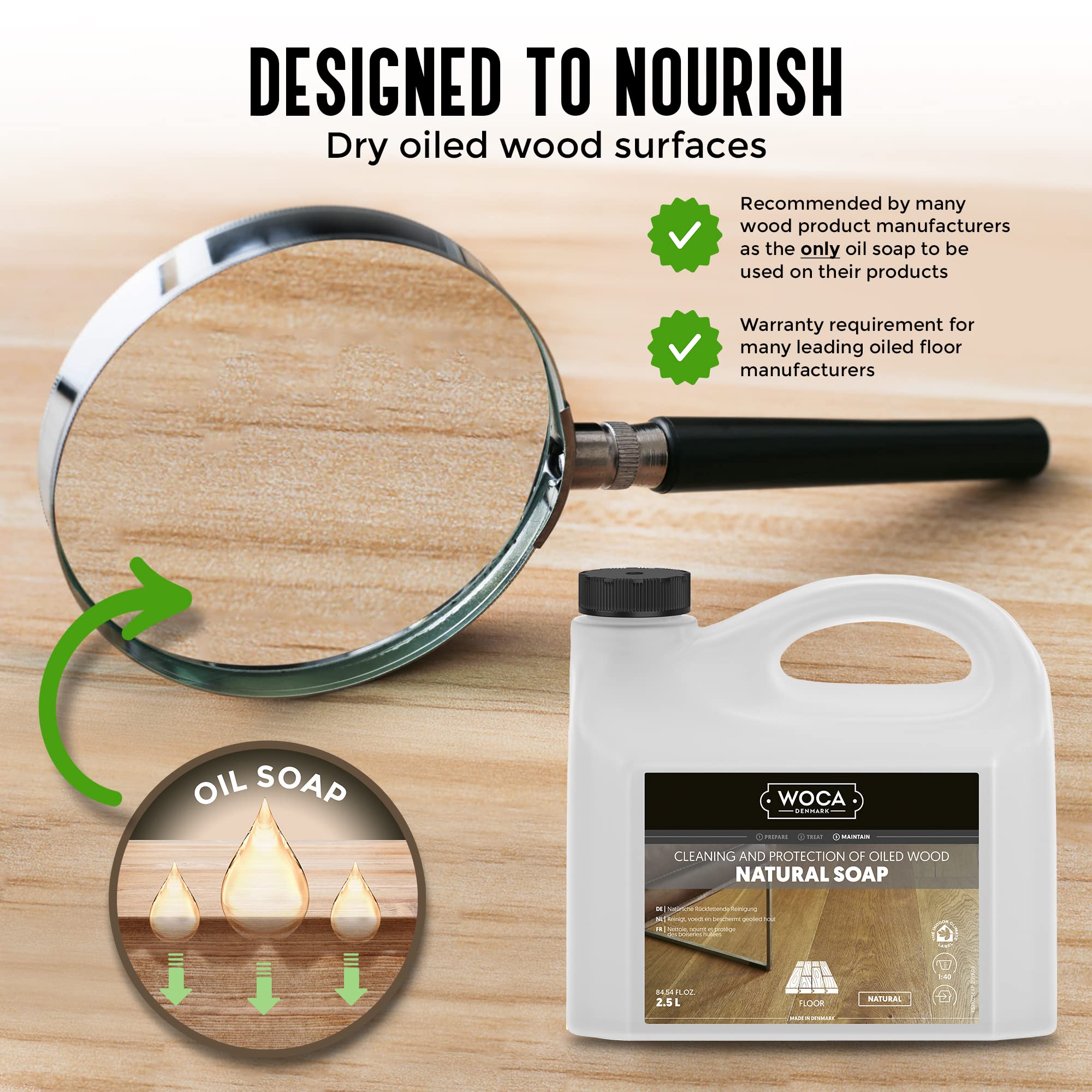 Not for lacquered or varnished surfaces usage note