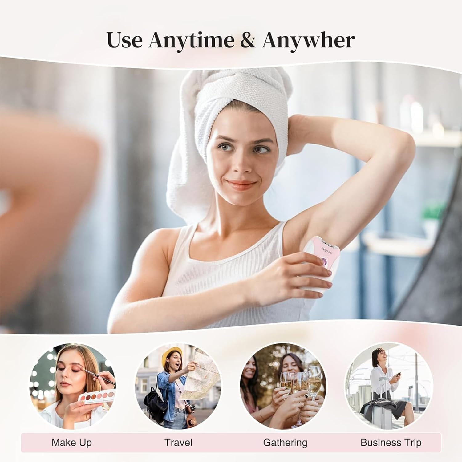 Epilator 36-tweezer disc system for efficient hair removal