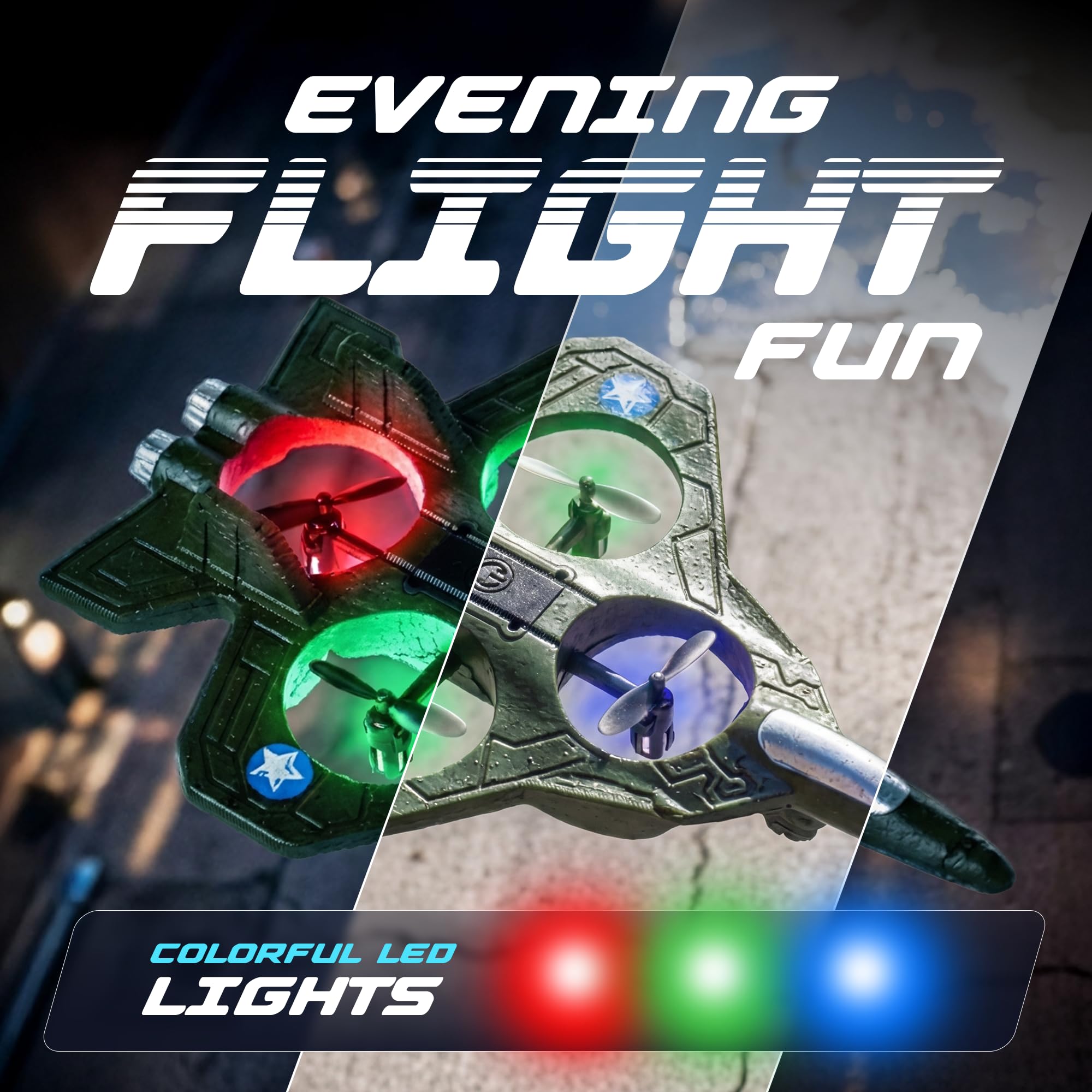 Durable EPP foam construction for stunt plane