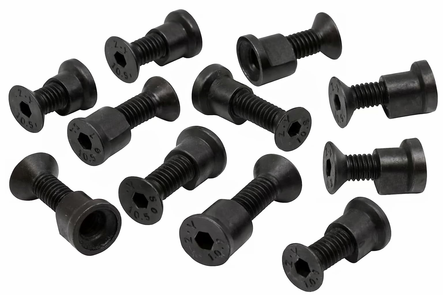 steel keymod screws and nuts replacement kit closeup