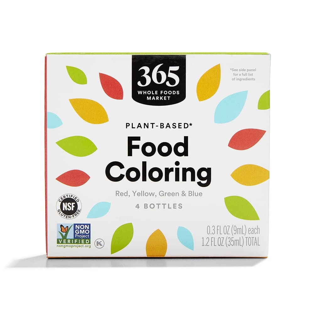 365 by Whole Foods Market plant-based food coloring red bottle