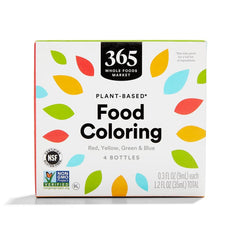 365 by Whole Foods Market plant-based food coloring red bottle