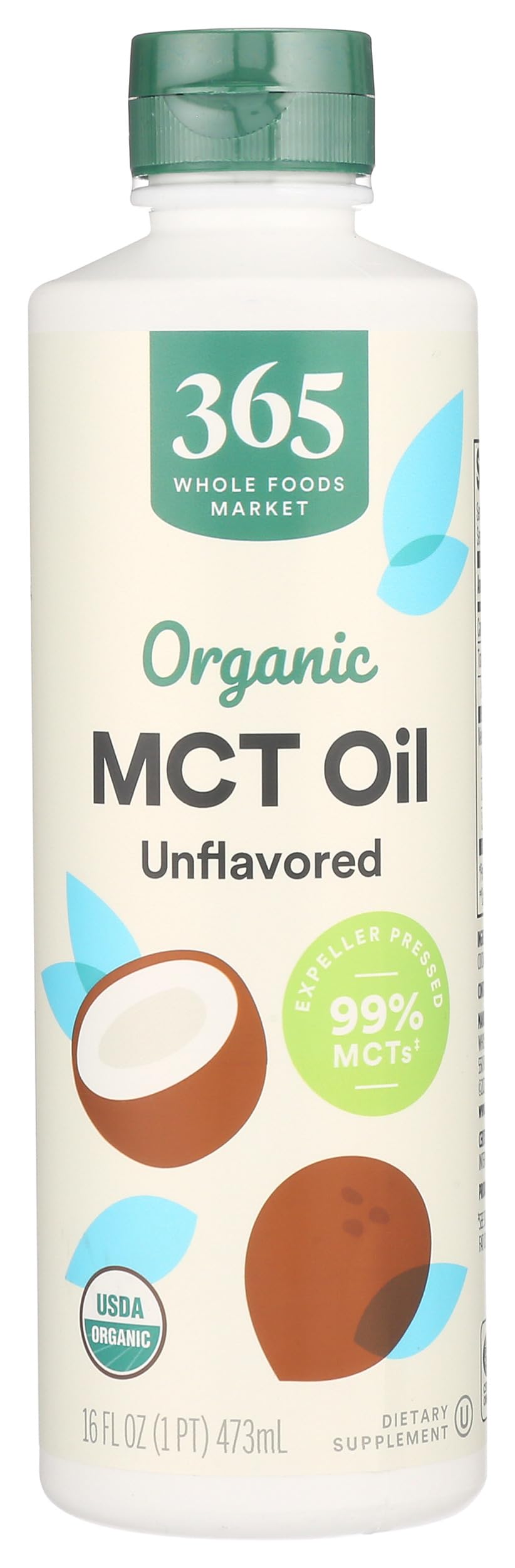 365 by Whole Foods Market organic MCT oil 16 Fl Oz bottle