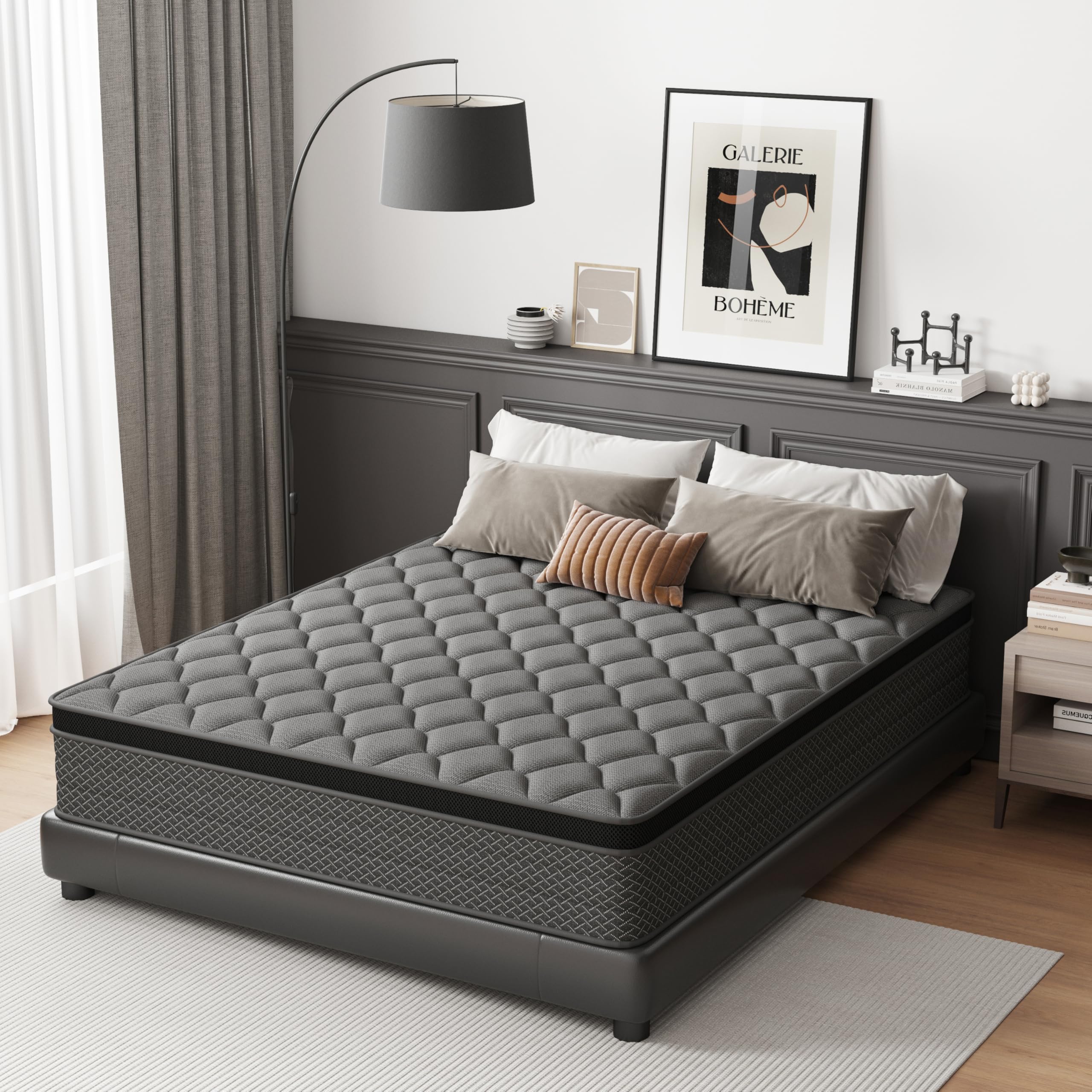 365-night trial for the DAJIYUHC queen hybrid mattress
