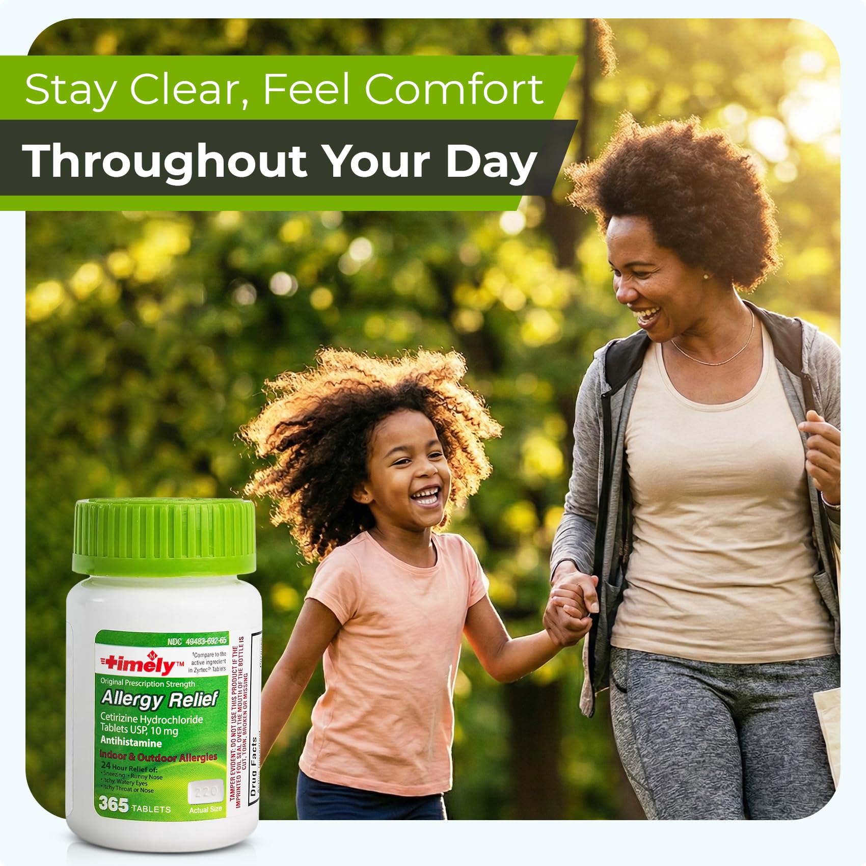 seasonal hay fever and pet dander relief TIME-Cap Labs