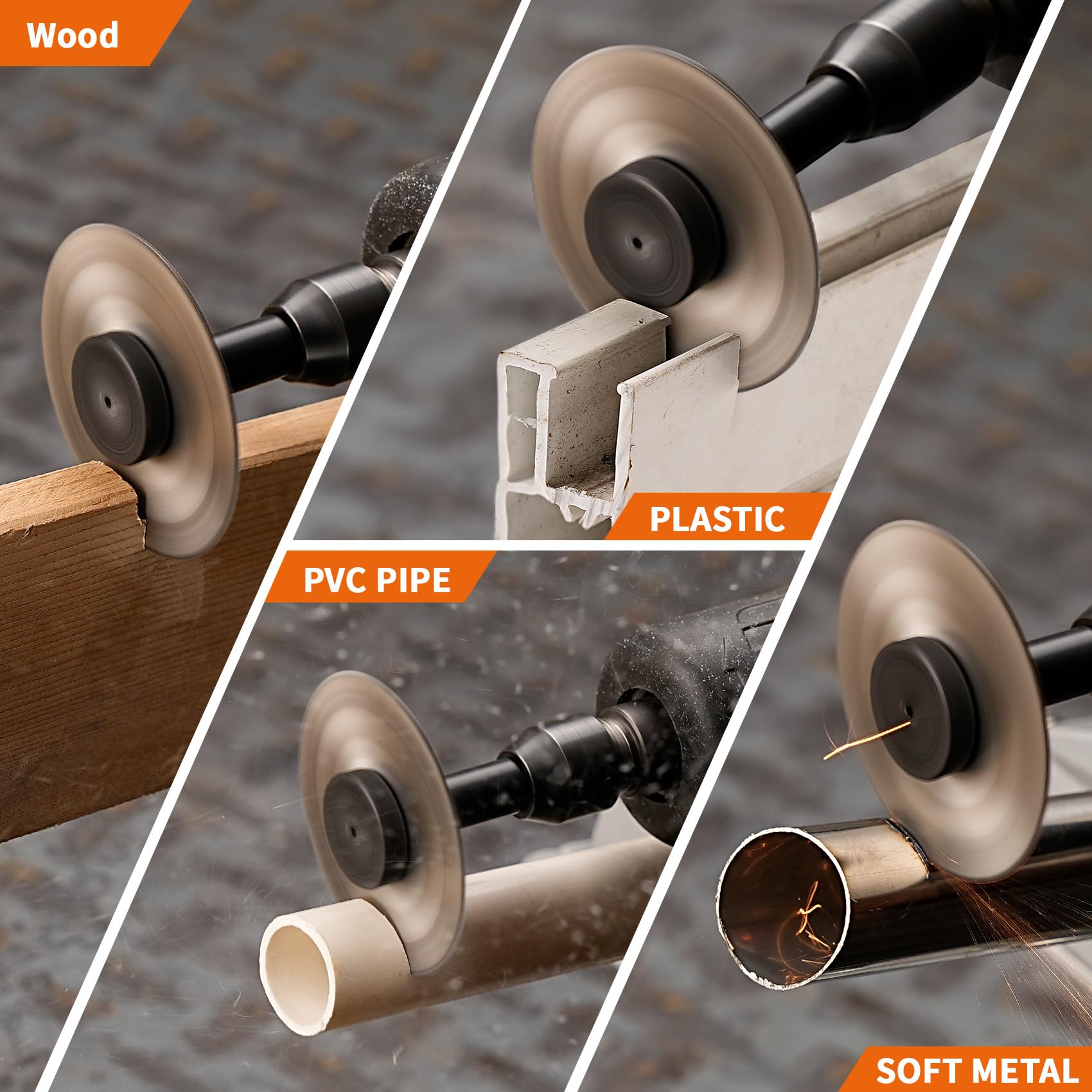 High-speed steel blade with 100T teeth for wood and plastics
