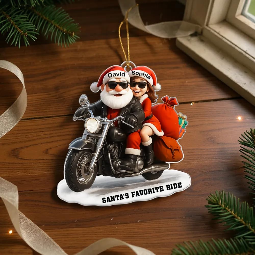 Premium acrylic ornament with glossy finish
