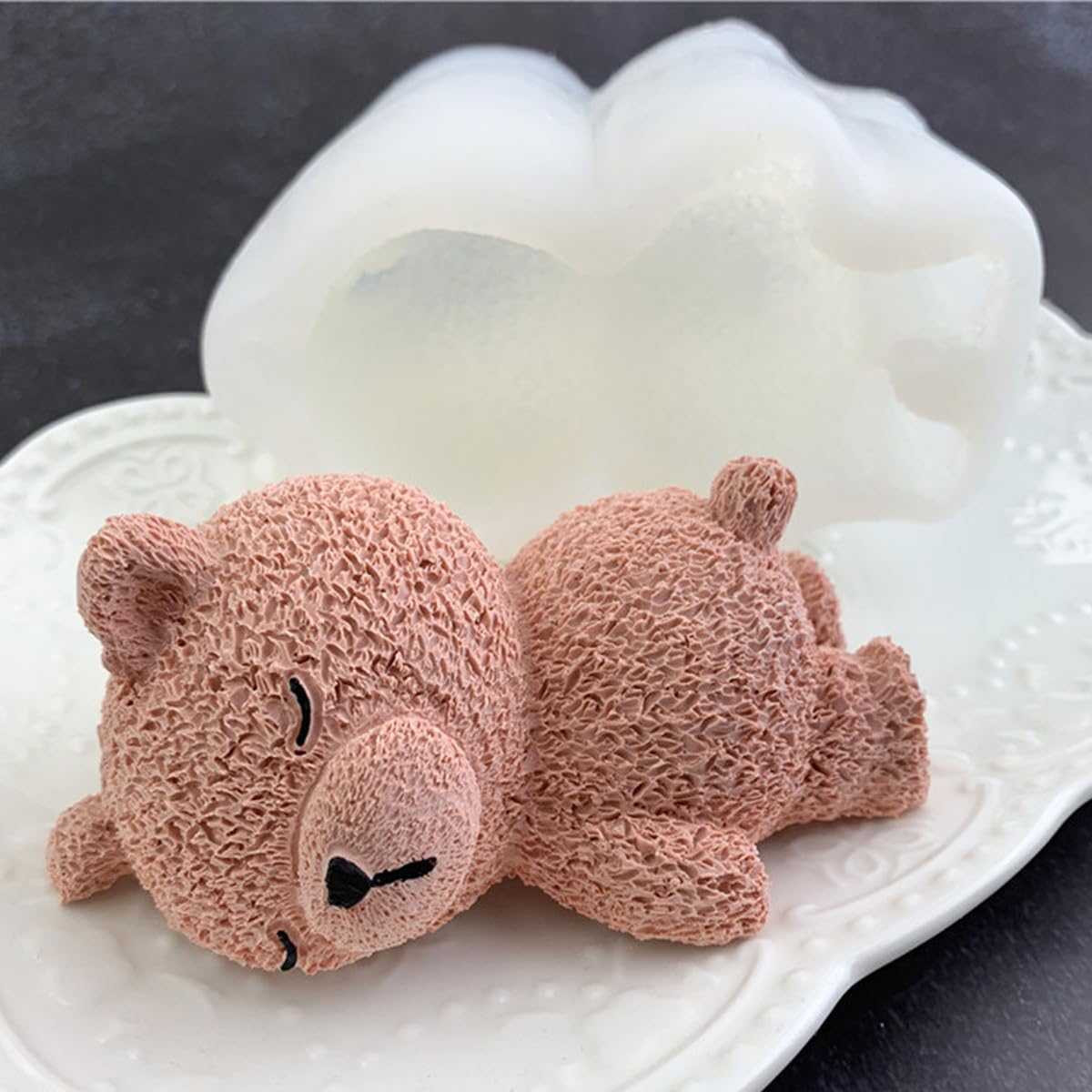3D bear fondant mold 9.6x6.5 cm