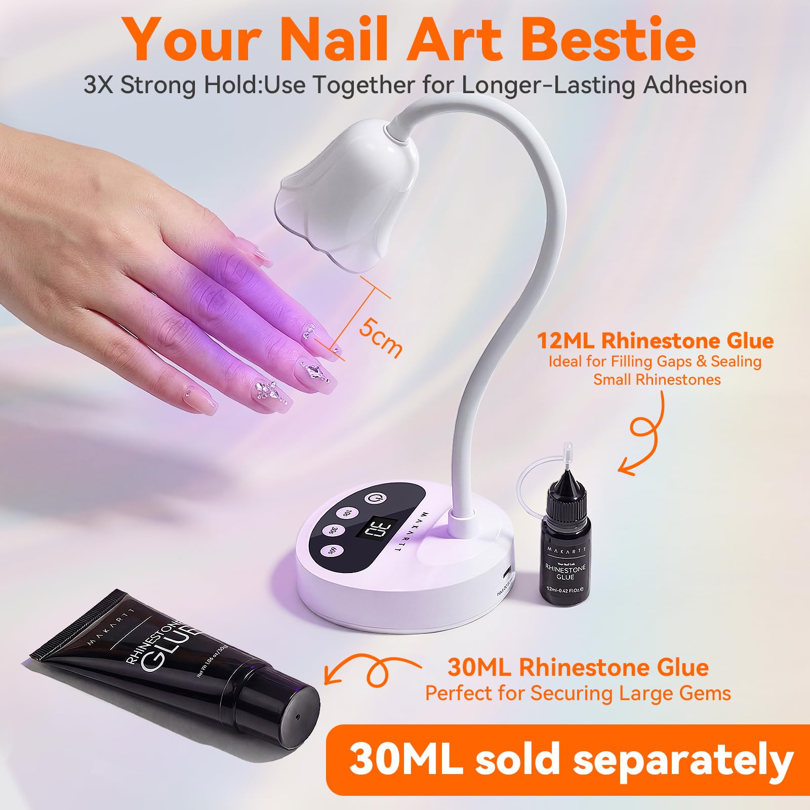 Beginner friendly nail art glue by Makartt
