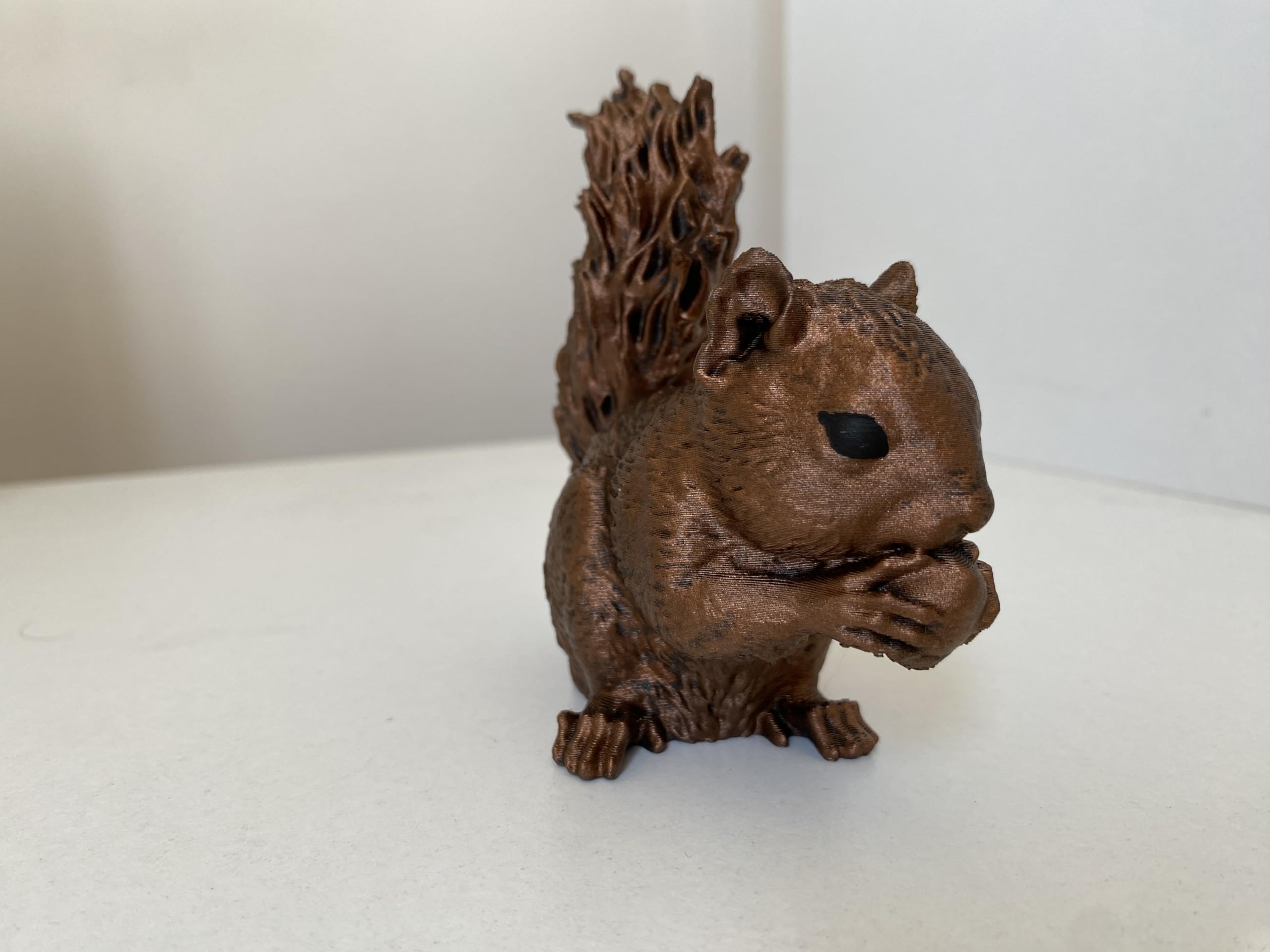 3D printed chipmunk decorative figurine for desk decor