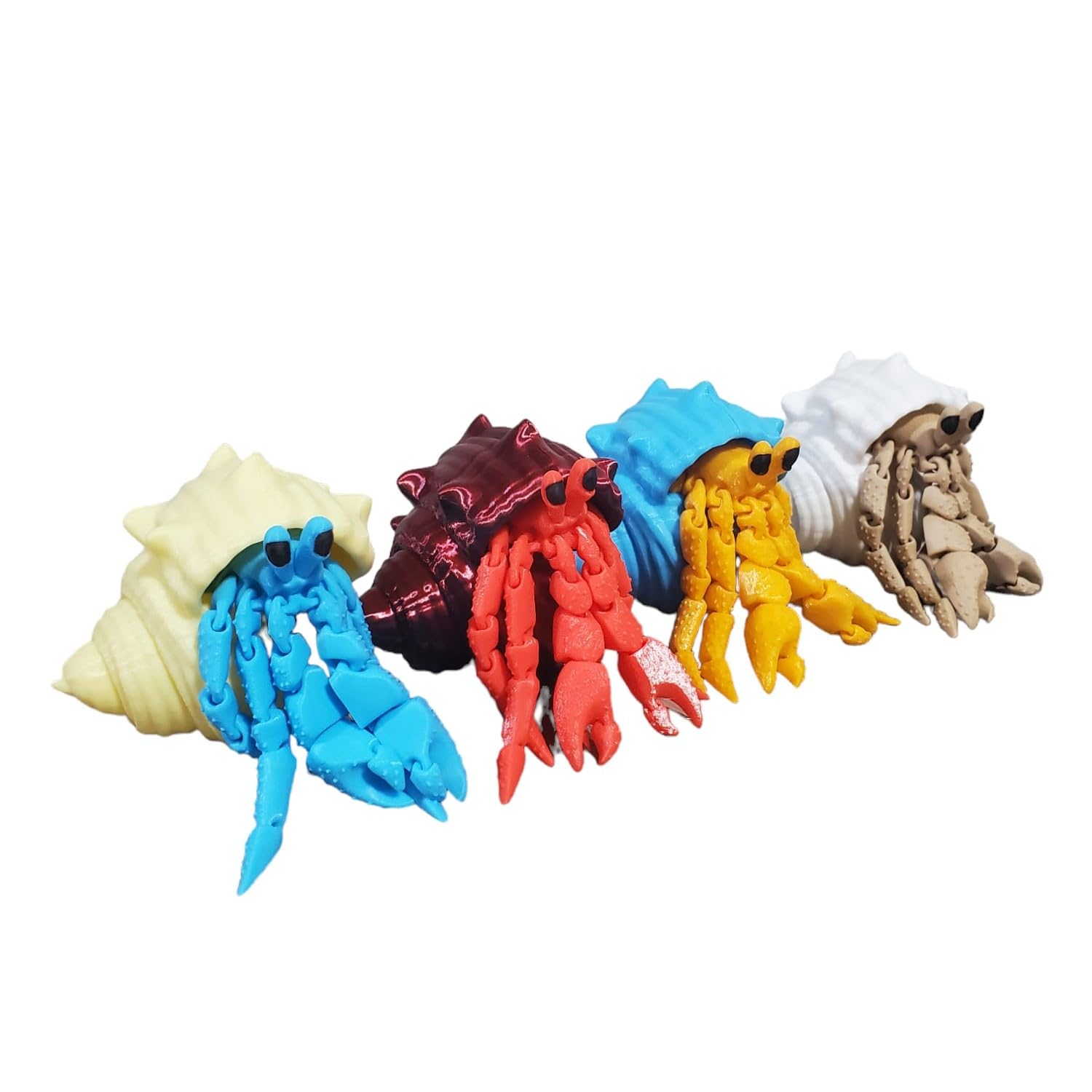 3d printed hermit crab fidget toy