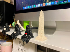 3D printed obelisk decorative statue