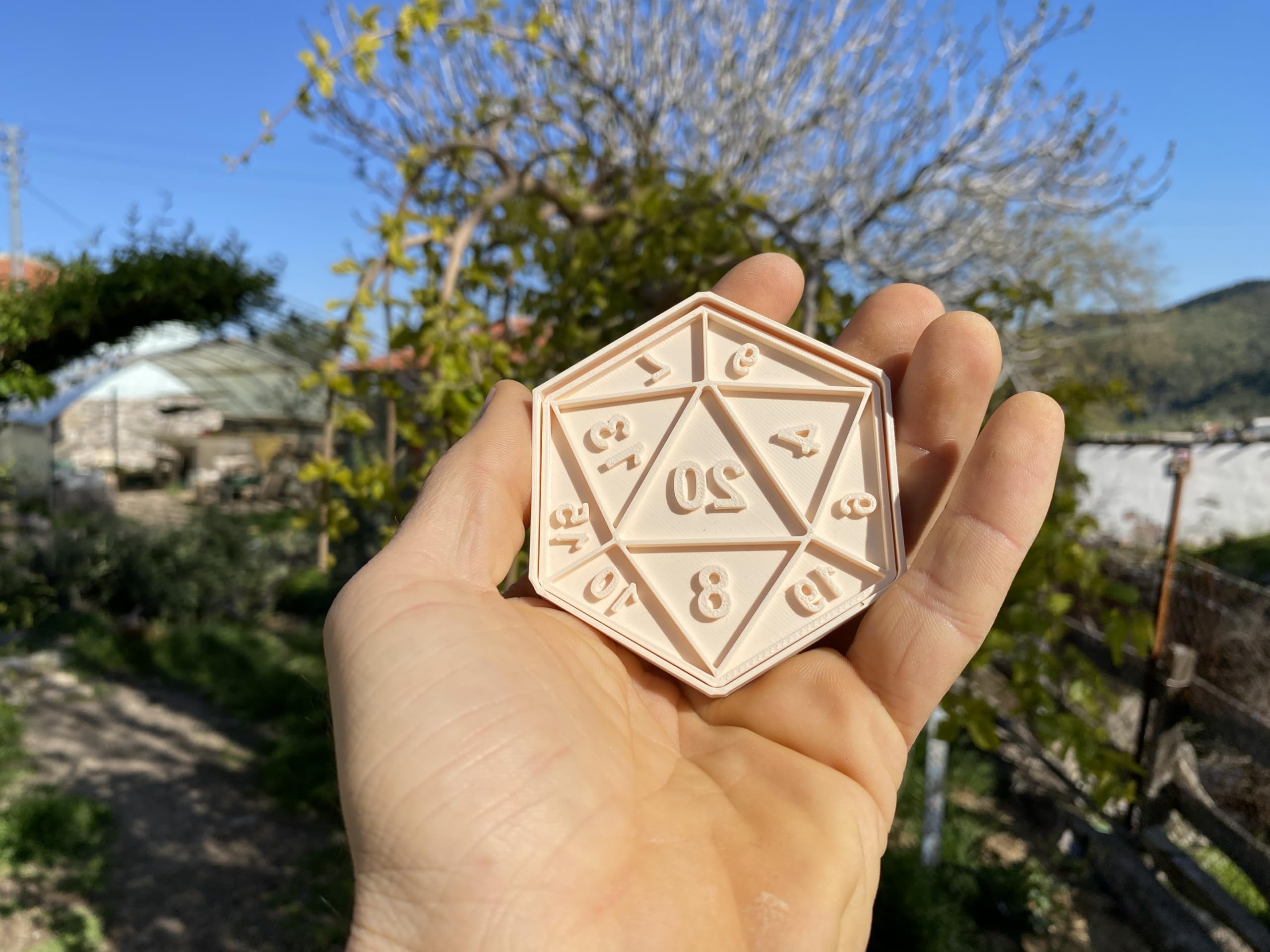 3D printed PLA RPG cookie cutter