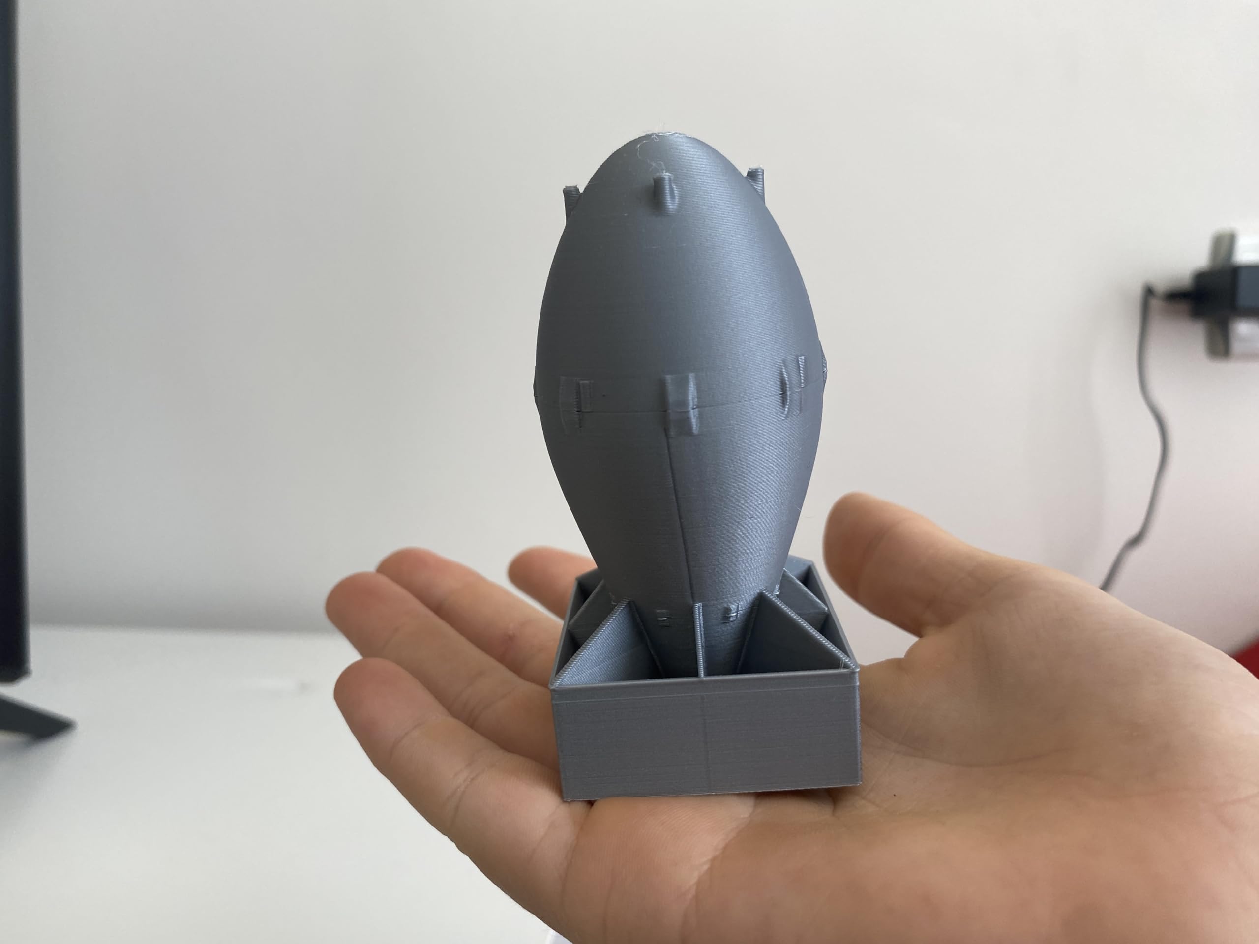 3D printed PLA miniature model for display