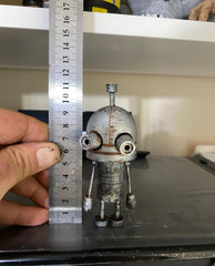 3D printed plastic Josef Robot Figurine