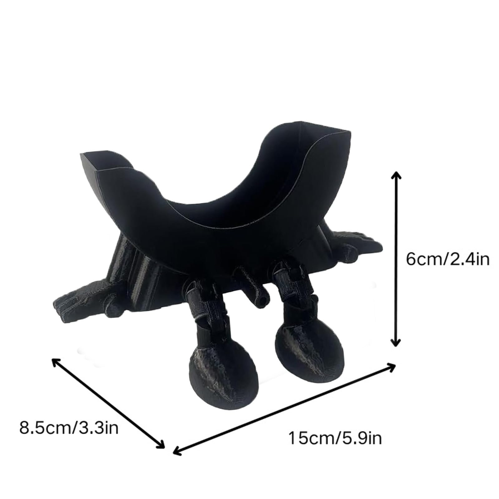 3D printed sponge holder in black