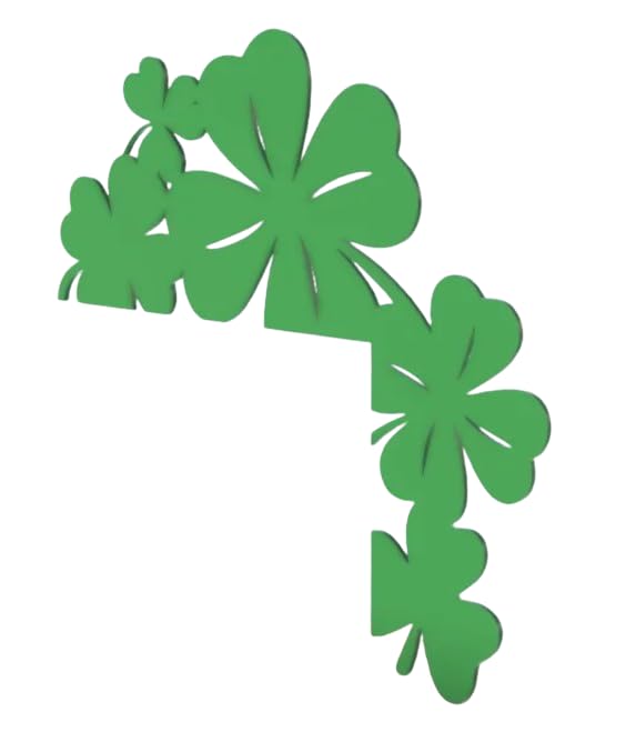 3D printed St Patrick Day decor for doors