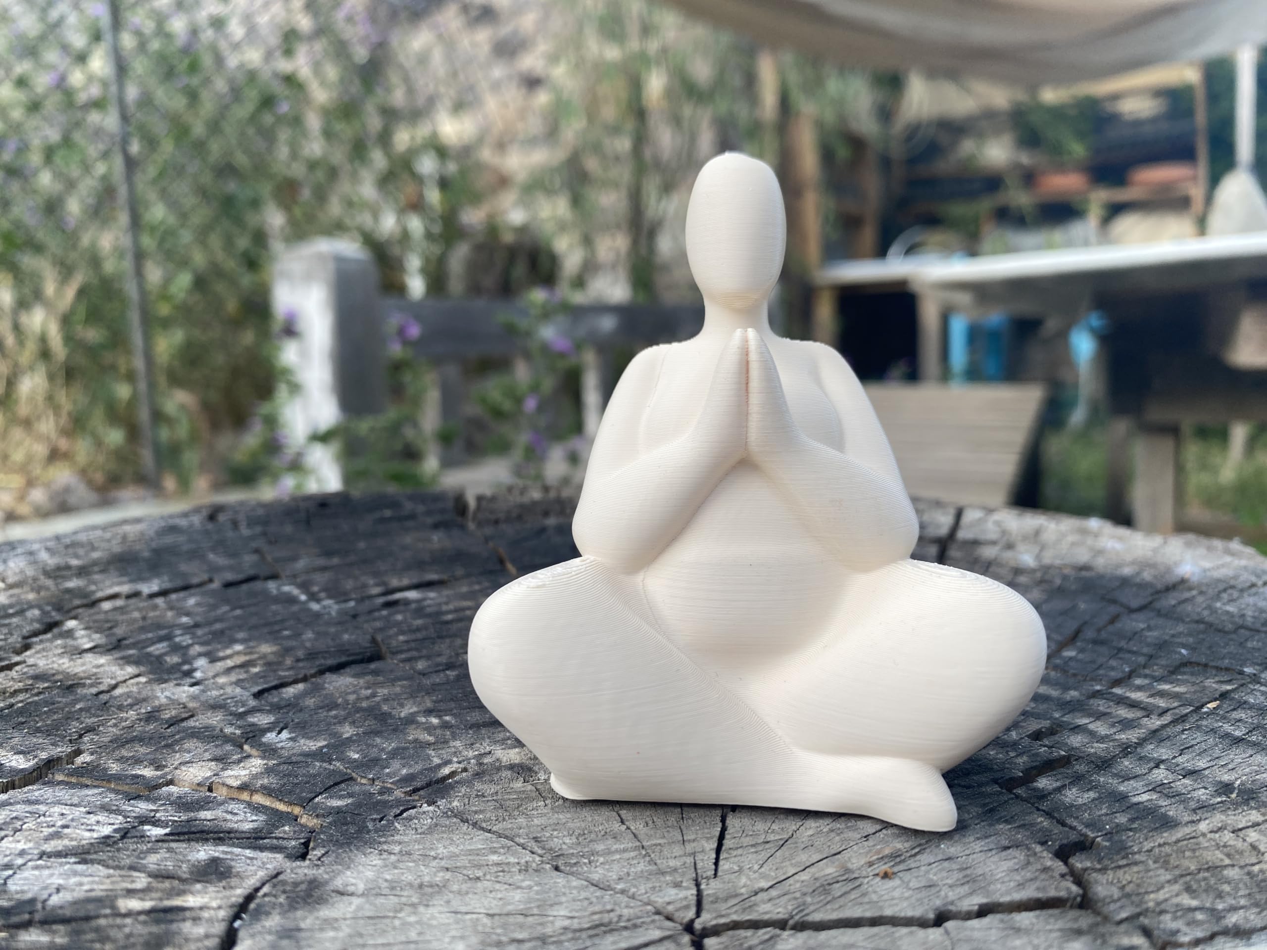 3D Printed Zen Woman Figurine for desk