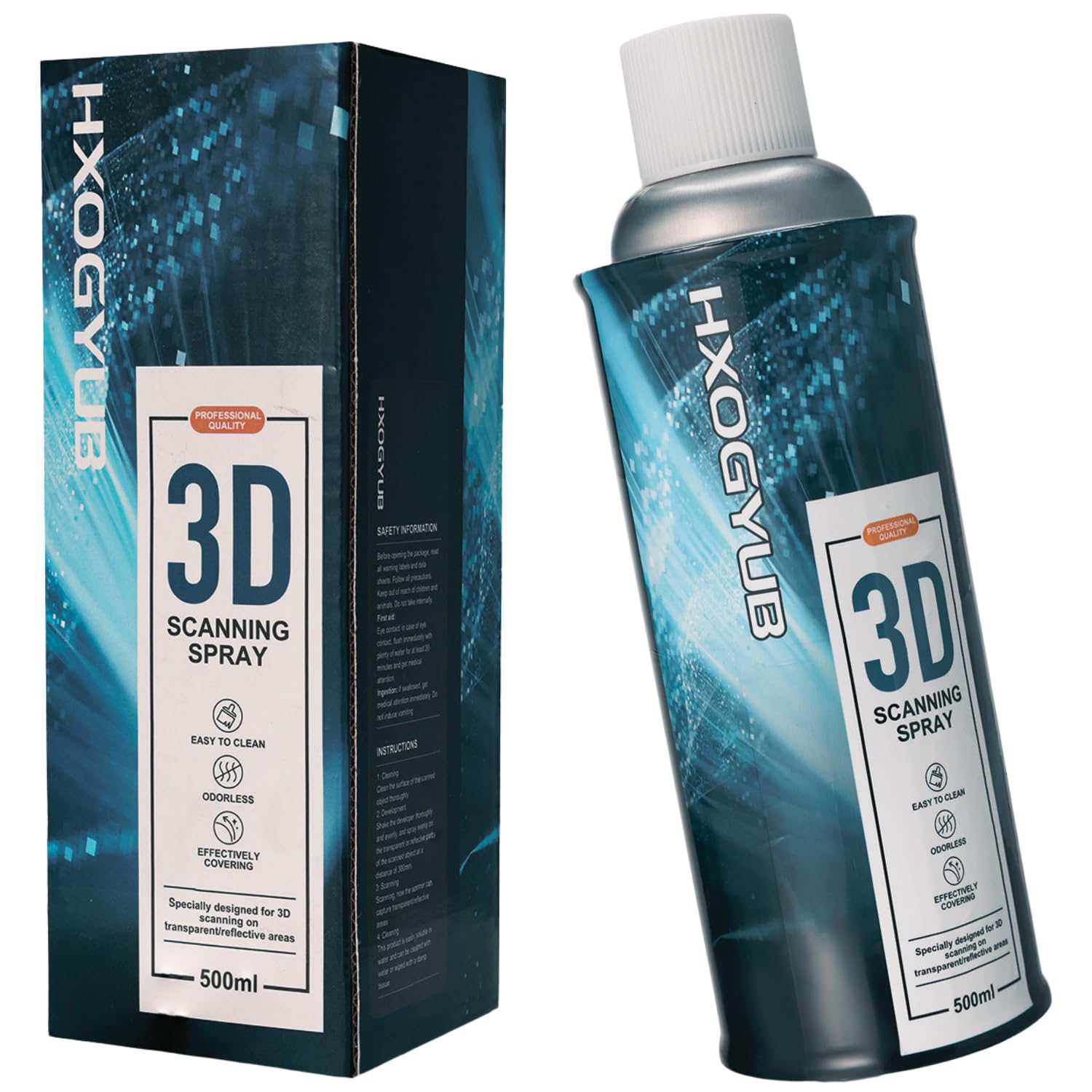 3D Scanning Spray 500ML bottle for reflective and transparent items