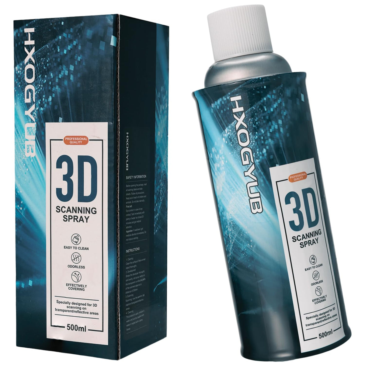 3D Scanning Spray 500ML bottle for reflective and transparent items