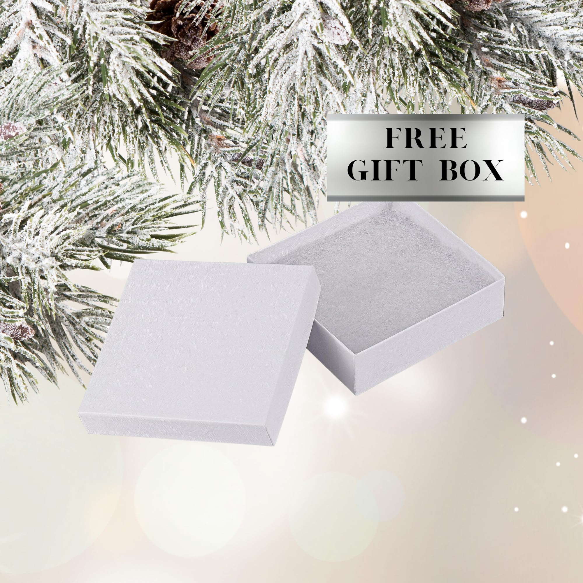3in ceramic ornament for tree display
