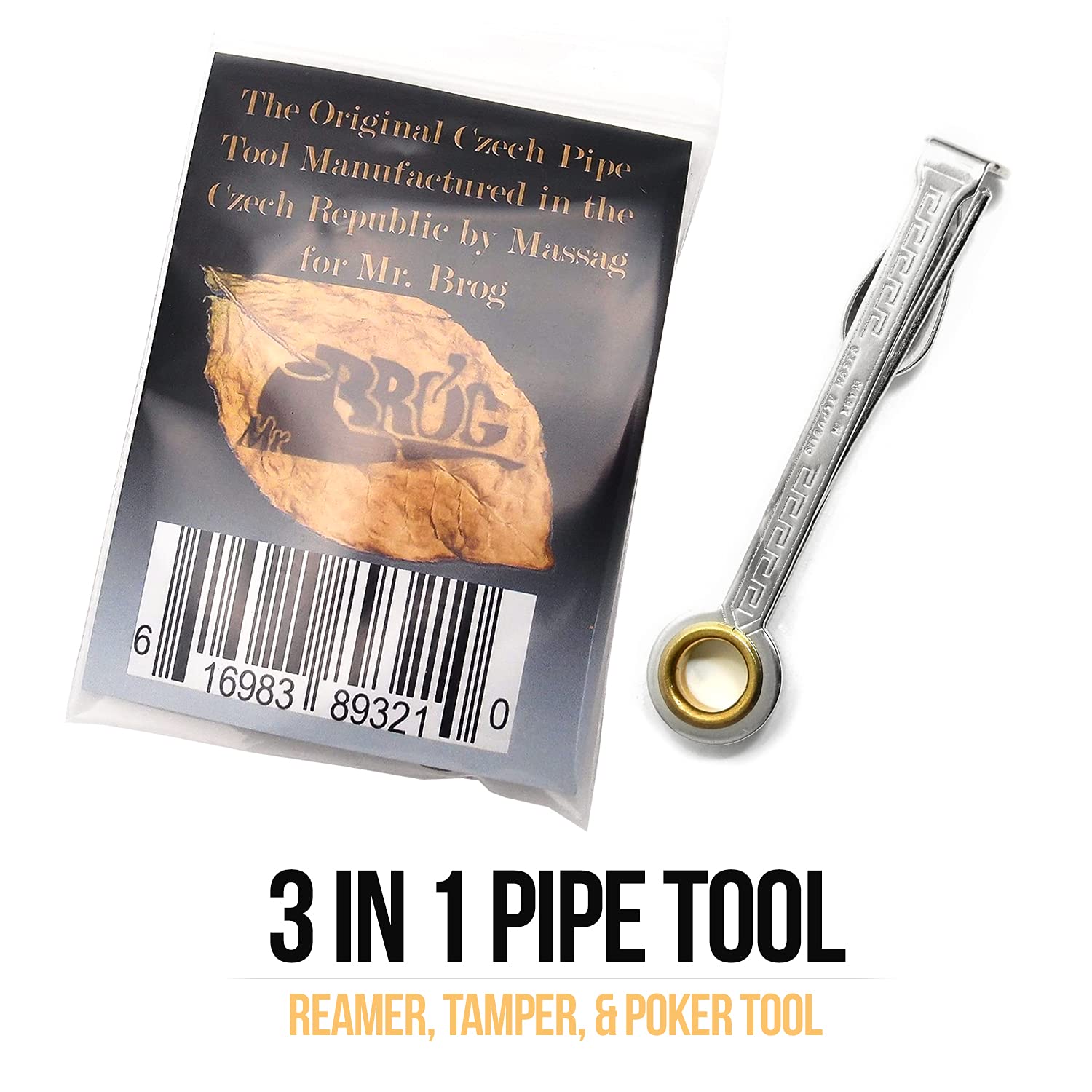 Durable metal construction pipe tool cleaner for daily use