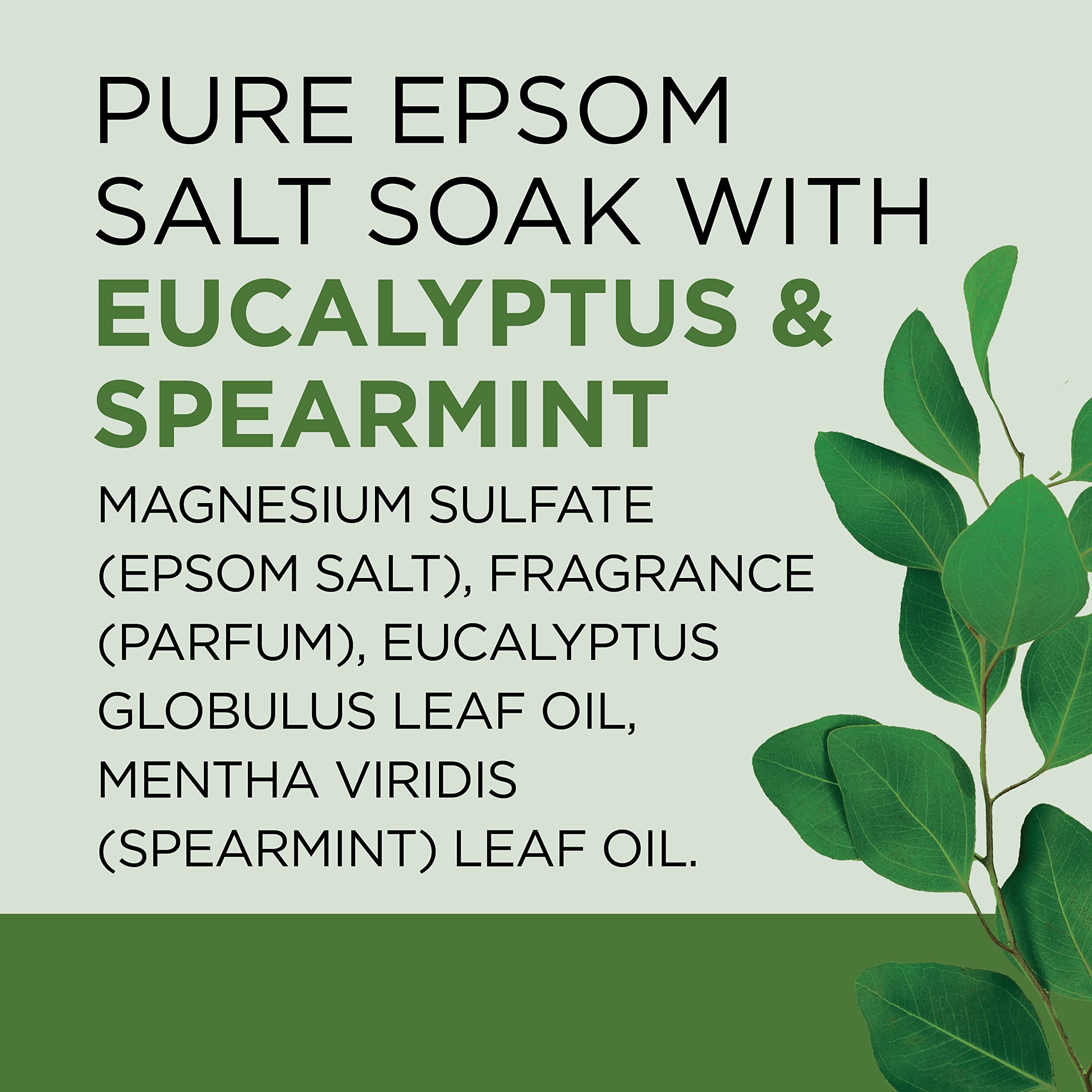 Magnesium sulfate bath salt for sore feet and muscle relief