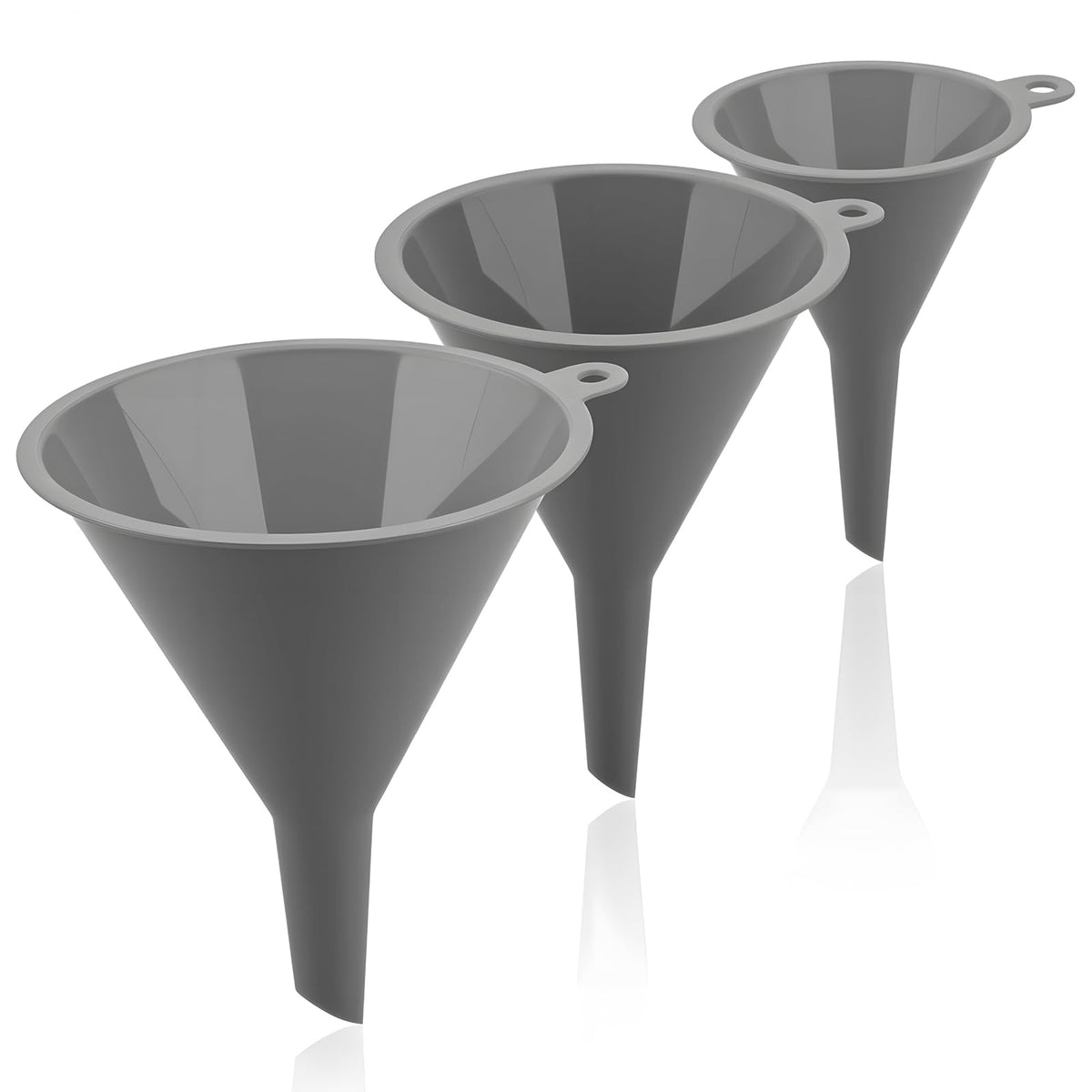 3Piece plastic kitchen funnel set mini size
